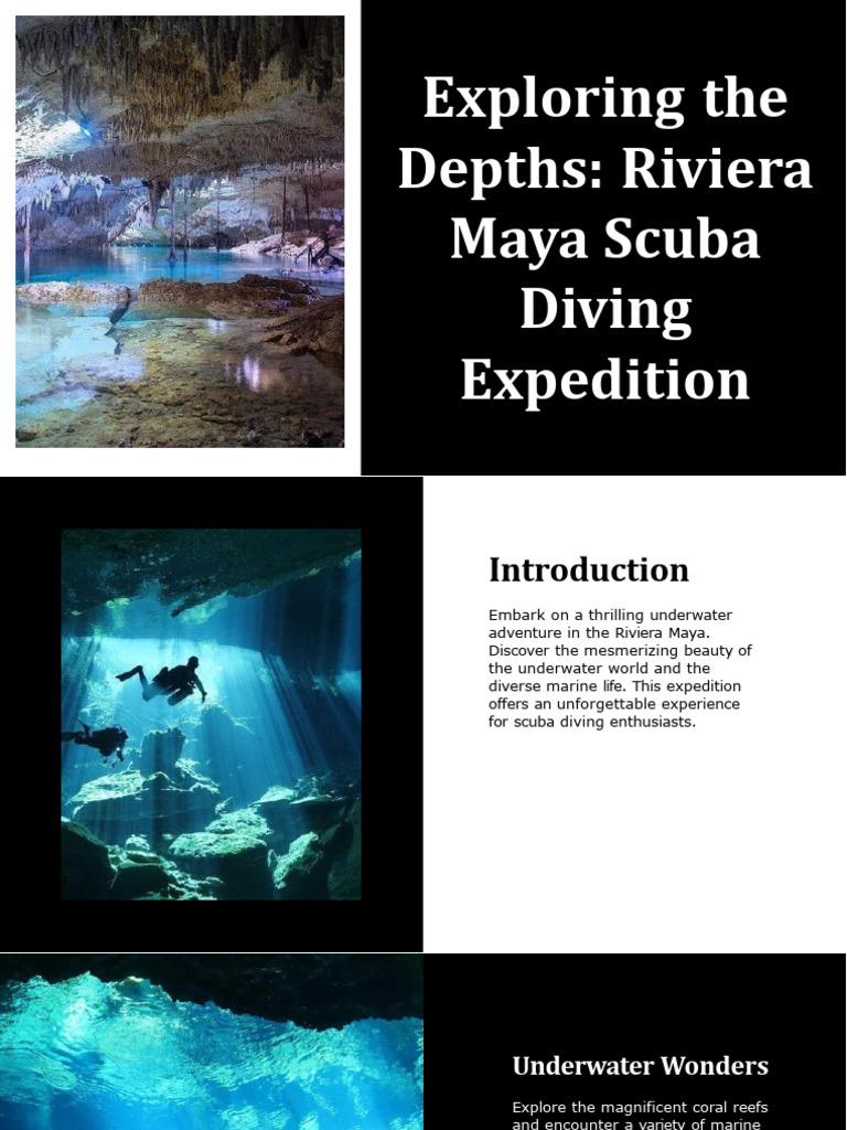 Exploring The Depths Riviera Maya Scuba Diving Expedition | PDF