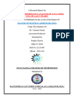 Financial Statement Analysis of TATA Steel Ltd. of 5 Years