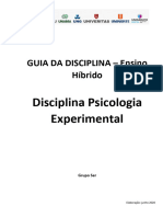 Guia - Psicologia Experiemental (Psicologia)