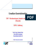 Grundkurs Konstruktionslehre: TZ07 - Maschinenelemente, Standard-Und Normteile (Übersicht)