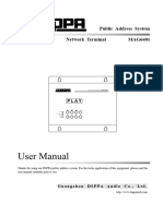 Manual - MAG6401 Network Terminal - V2.3