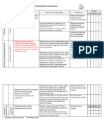 Carta Gantt Semana de Fiestas Patrias