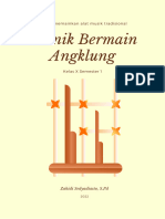 Teknik Bermain Angklung: Modul Memainkan Alat Musik Tradisional