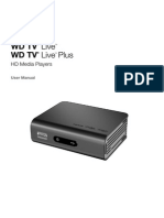 WD TV Live - WD TV Live Plus HD Media Player User Manual