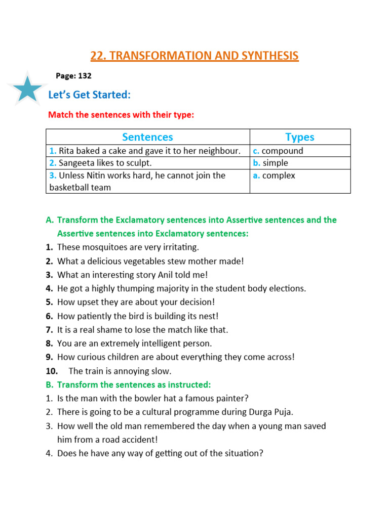 Synthesis and Transformation Exercises | PDF