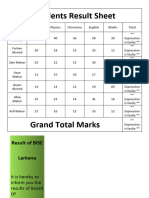 Students Result Sheet - Docxwps