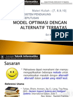 Pertemuan 3 Model Optimasi Dengan Alternatif Terbatas-Dikonversi