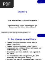 The Relational Database Model: Database Systems: Design, Implementation, & Management, 5th Edition, Rob & Coronel 1