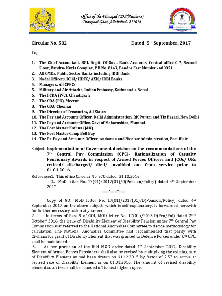 Circular 582 | PDF | Economy Of India | Expense