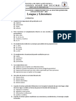Temarios para Evaluaciones Del II Quimestre Lengua y Literatura