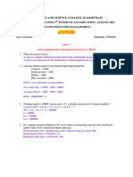 Ans-2nd Internal Exam - MGNT Acc