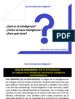 Curso Sistesma de Inteligencia - Prof. Guillermo Alborno Mora