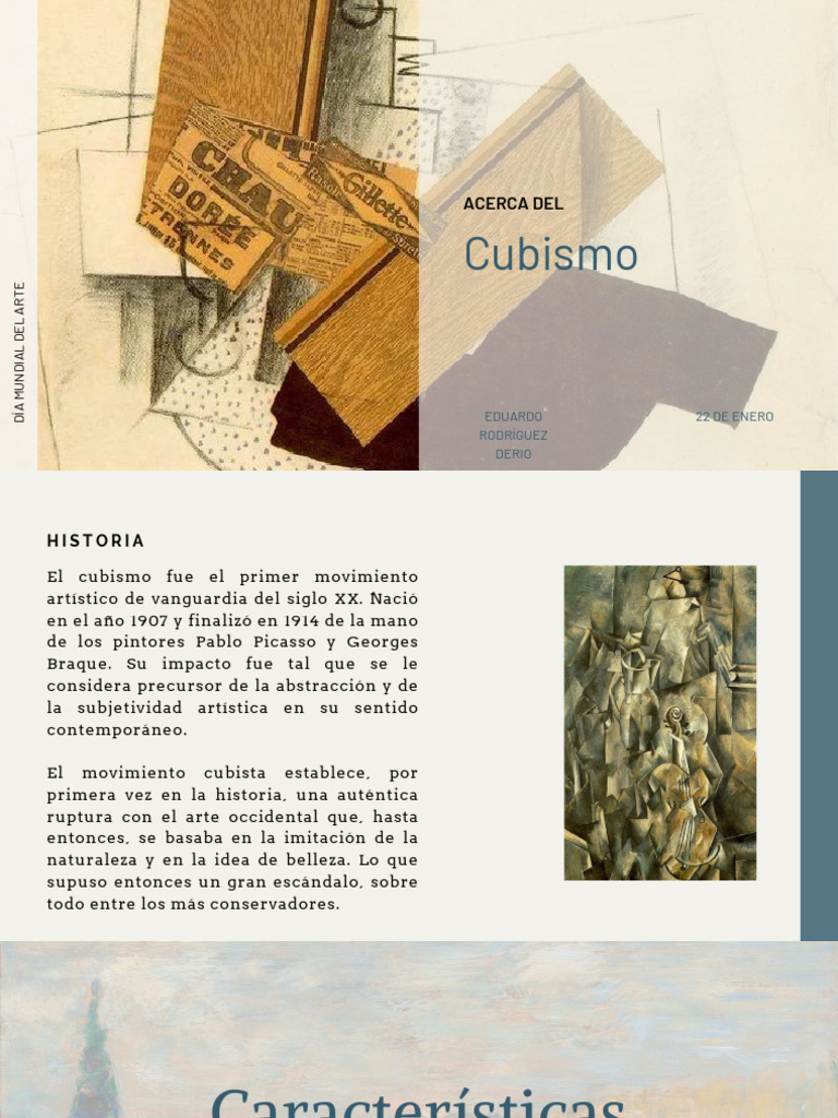 Historia y Temáticas del Cubismo | PDF