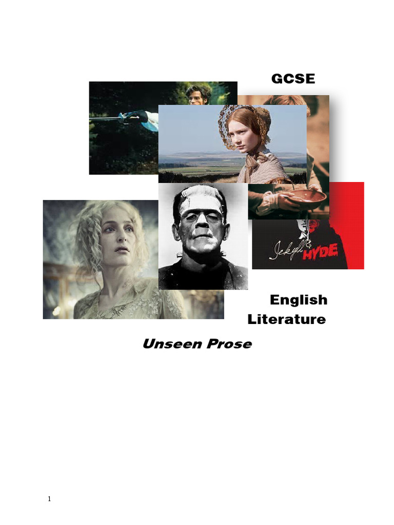 GCSE Unseen Prose Study Guide | PDF | Ebenezer Scrooge | Estella (Great  Expectations)