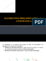 Elementos Preliminares A La Cinemática