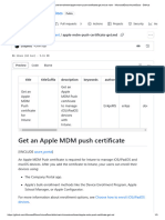 Get An Apple MDM Push Certificate