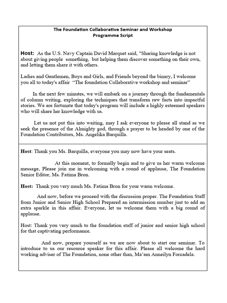 Writing Workshop for Students | PDF