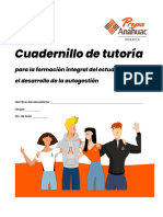 Cuadernillo de Tutorã A para La Formaciã N Integral Del Estudiante y El Desarrollo de La Autogestiã N 2023