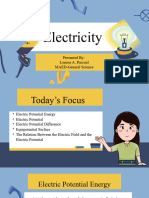 Circuits Education Presentation in Blue Yellow Flat Cartoon Style