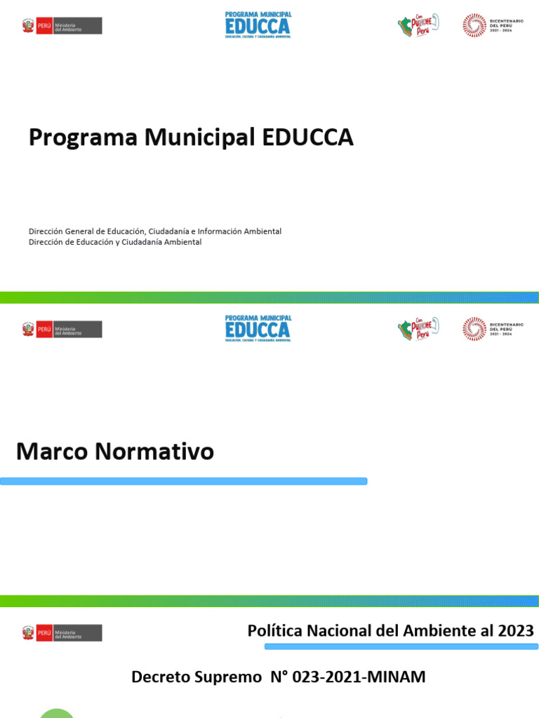 Programa Municipal EDUCCA: Educación Ambiental | PDF | Residuos | Reciclaje