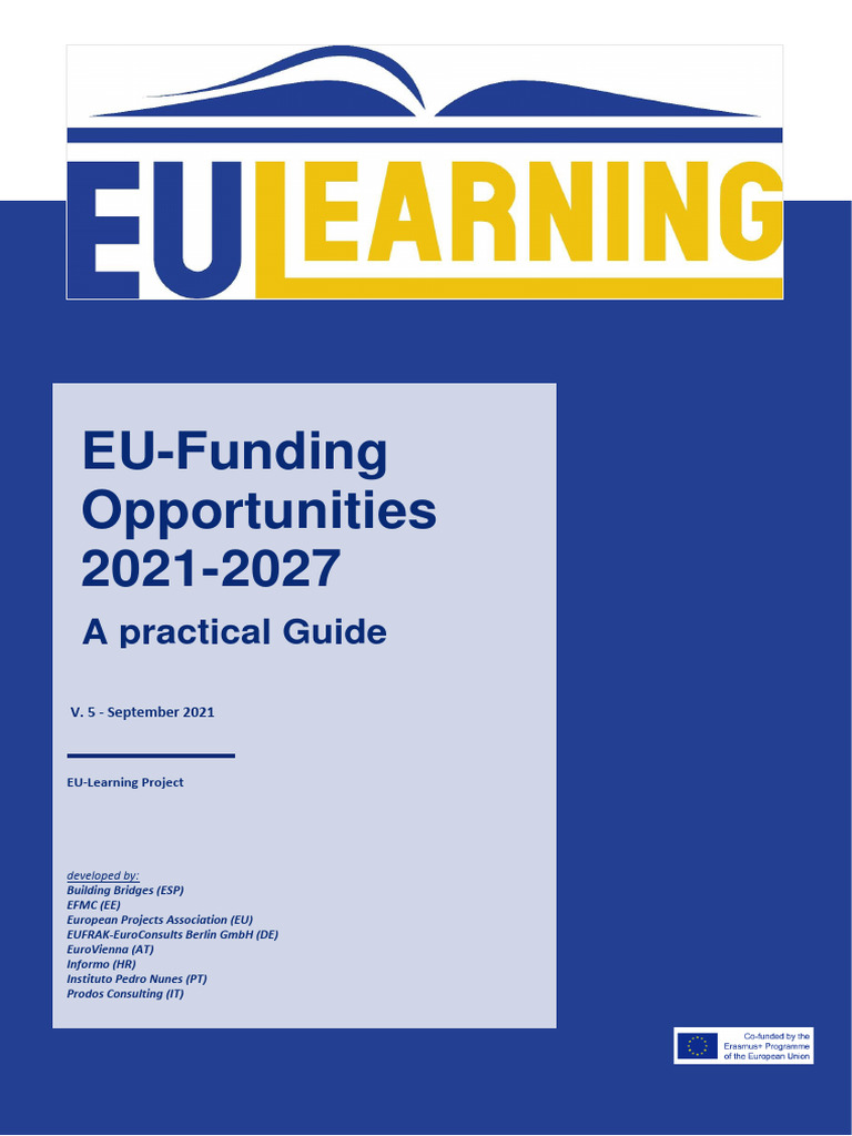 EU Funding Opportunities 2021-2027 Guide | PDF | European Union | Economies