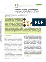 Novel Dendrimerlike Magnetic Biosorbent Based On Modi Fied Orange Peel Waste: Adsorption Reduction Behavior of Arsenic