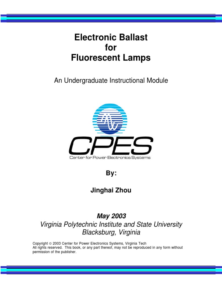 Ballast 1 PDF Incandescent Light Bulb Fluorescent Lamp