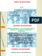 Control de Multitudes, Procedimientos de Reunion