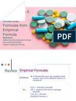Practice. Empirical and Molecular Formula