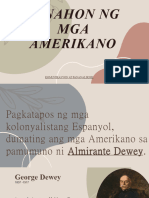 Panahon NG Mga Amerikano..Zeag Ag