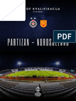 Partizan - Nordsjeland (Program)