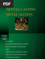 Casting Alloys - PPT - 2nd BDS 1