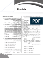 Hyperbola - PYQ Practice Sheet