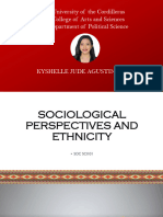 Intro - Sociological Perspectives and Ethnicity