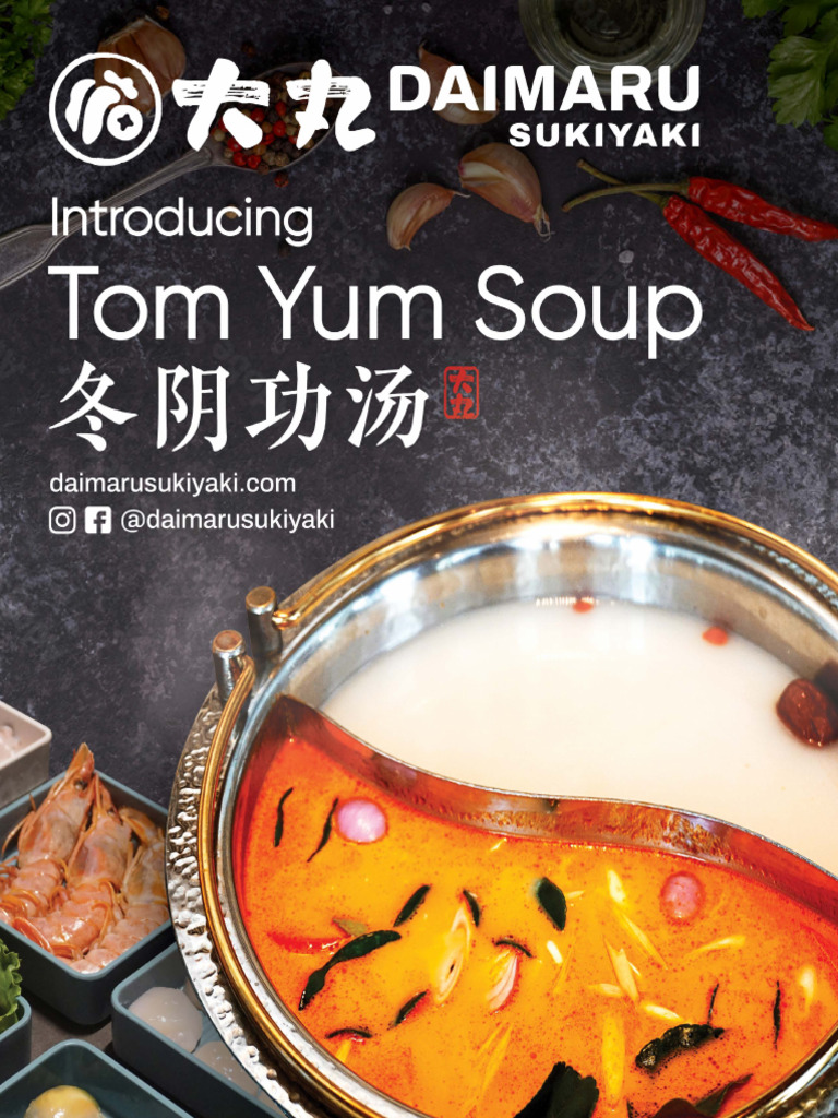 Daimaru Sukiyaki Food Menu R288 | PDF