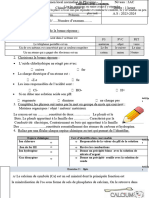 Examen Local Normalisé de Physique Chimie