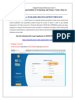 Aicte Parakh - Students - Registration Process - User Manual