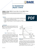 Roteiro 05 Transistor Bipolar de Jun o Chave Eletr Nica