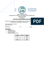 CENG355 Final Exam Spring2019 Solution