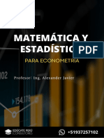 Matemática y Estadística