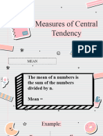 Measures of Central Tendency