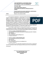 Informe 016 - Solicito Carta de Alcaldia para Designar Responsable de Rna