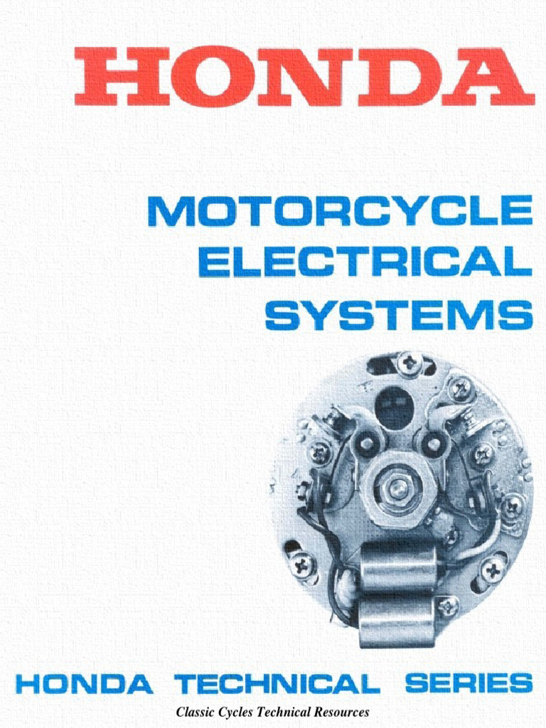 Picture of Honda Motorcycle Service Resources | PDF | Technology & Engineering