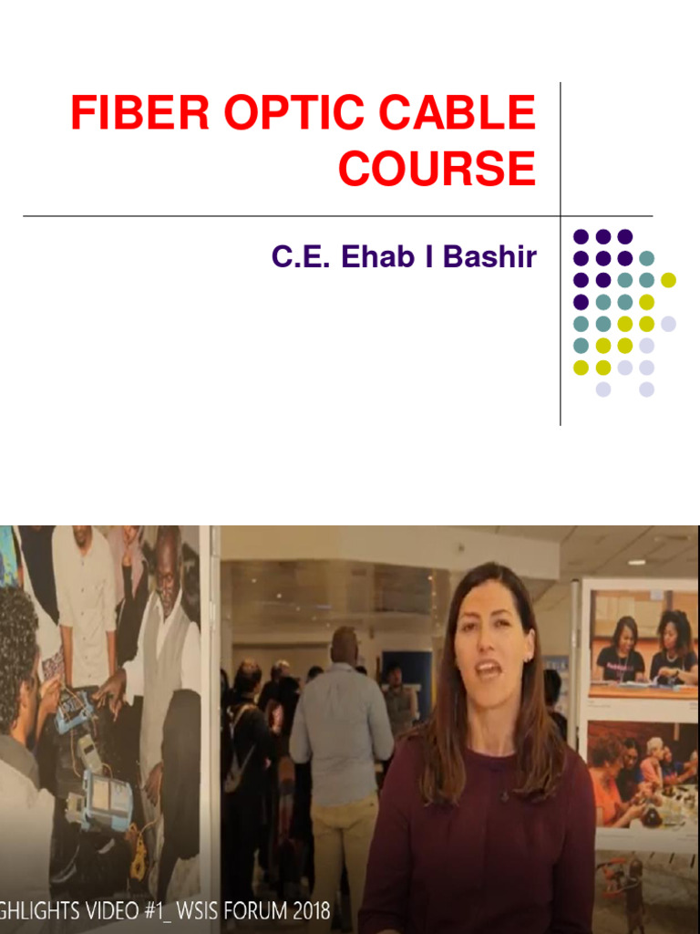 Fiber Optic Cable Course Overview | PDF | Optical Fiber | Transmission ...