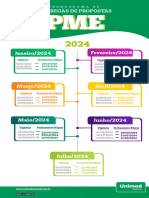 Cronograma de Entregas de Propostas Pme 2024 1