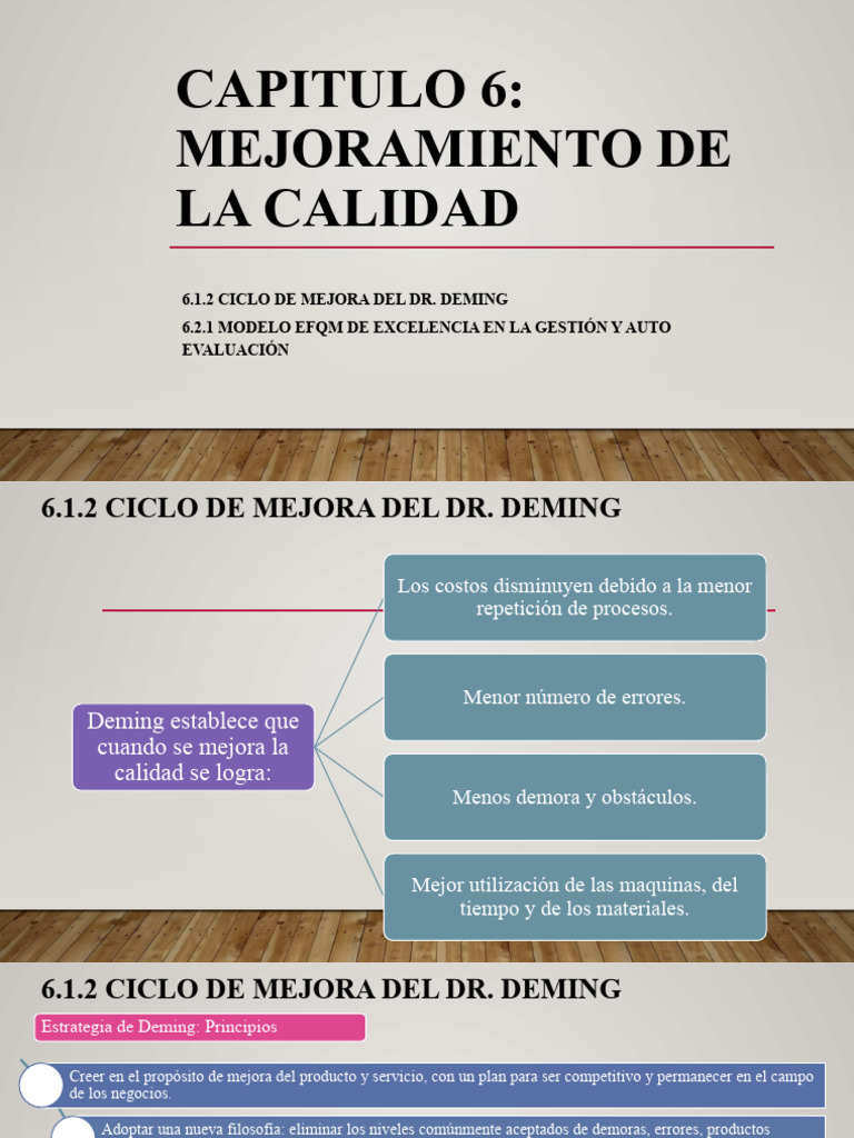 Mejora Continua y Excelencia Empresarial | PDF | Calidad (comercial ...