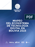 Mapeo Del Ecosistema de Tecnología Digital en Bolivia 2023