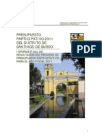 Presupuesto participativo 2011