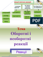 Оборотні і Необоротні Хімічні Реакції