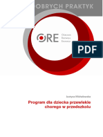 Program Dla Dziecka Przewlewkle Chorego J Michalowska 1